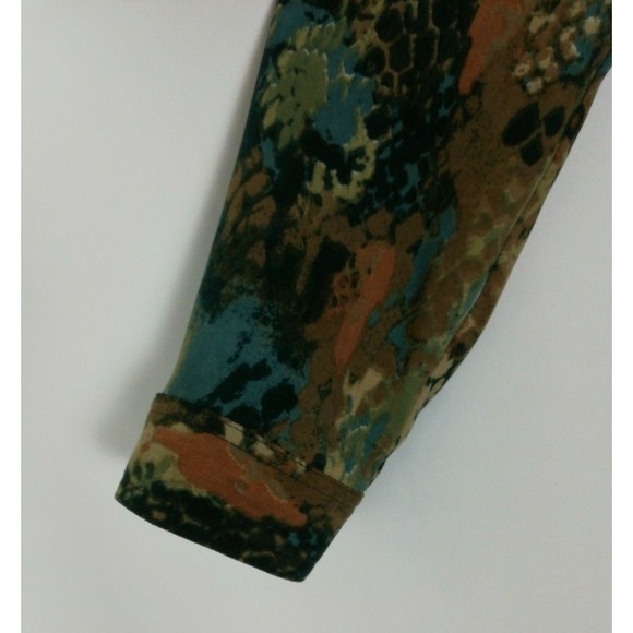 Petite Small Brown Blazer Animal Print Jacket - Picture 5 of 8